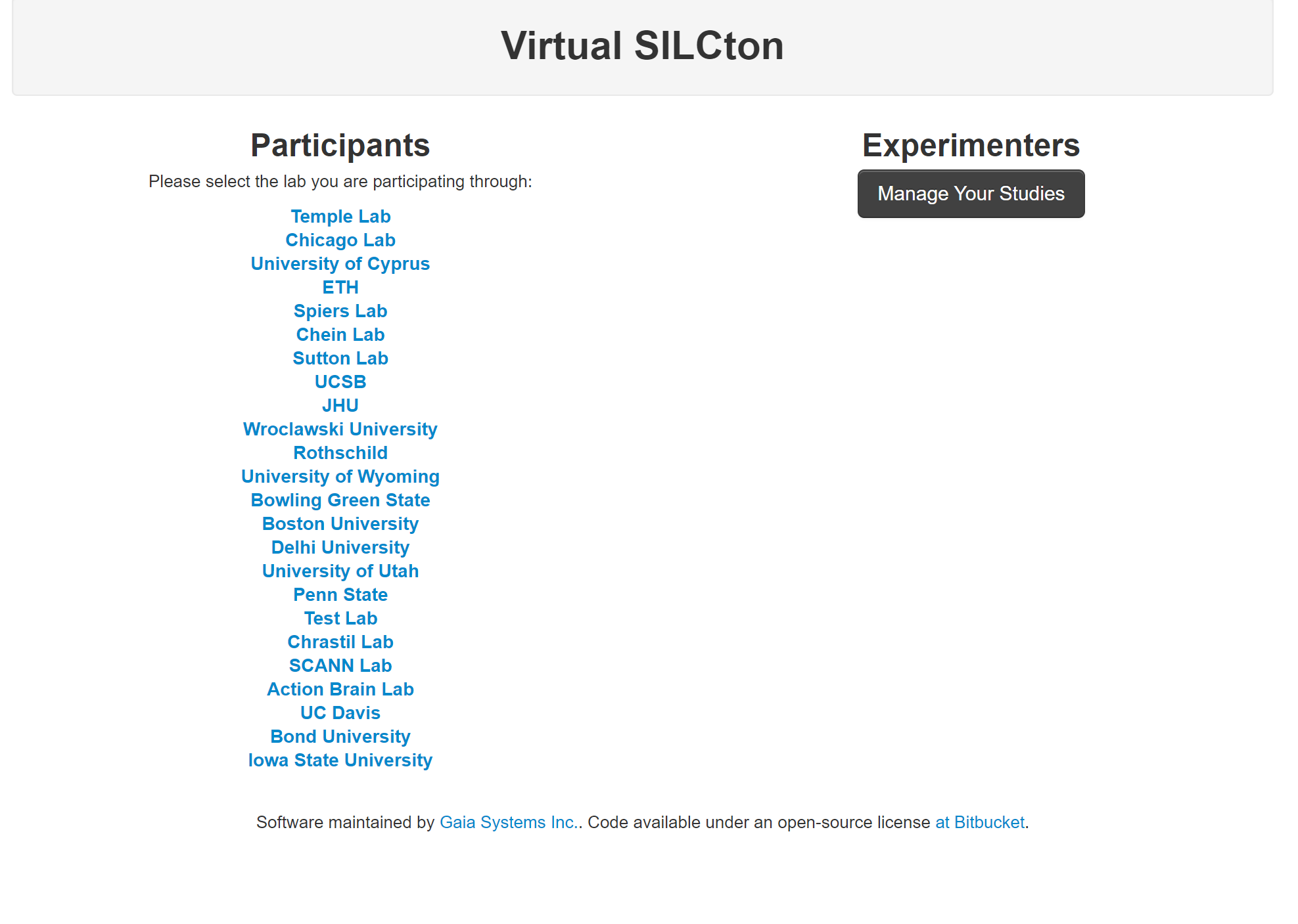 Virtual Silcton Splash Page